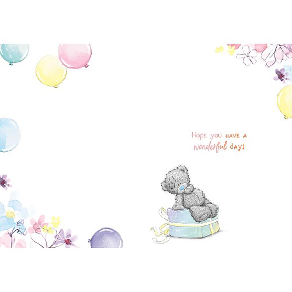 Tatty Teddy Wrapping Present Me to You Bear Birthday Card Extra Image 1